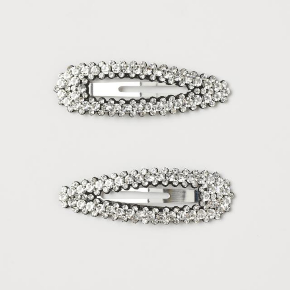 H&M crystal barrettes set - Picture 1 of 3